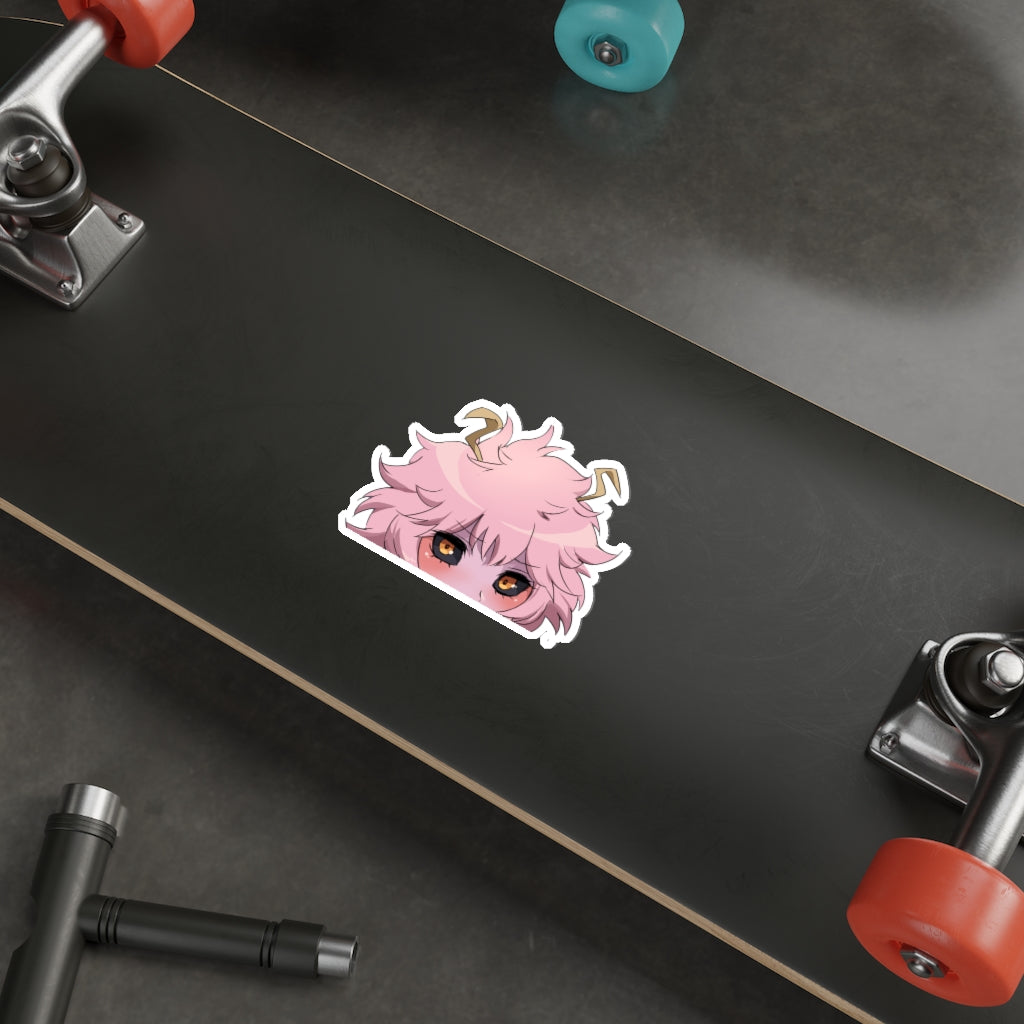 My Hero Academia Ashido Mina Peeker Sticker - Anime Peeker Car Decal