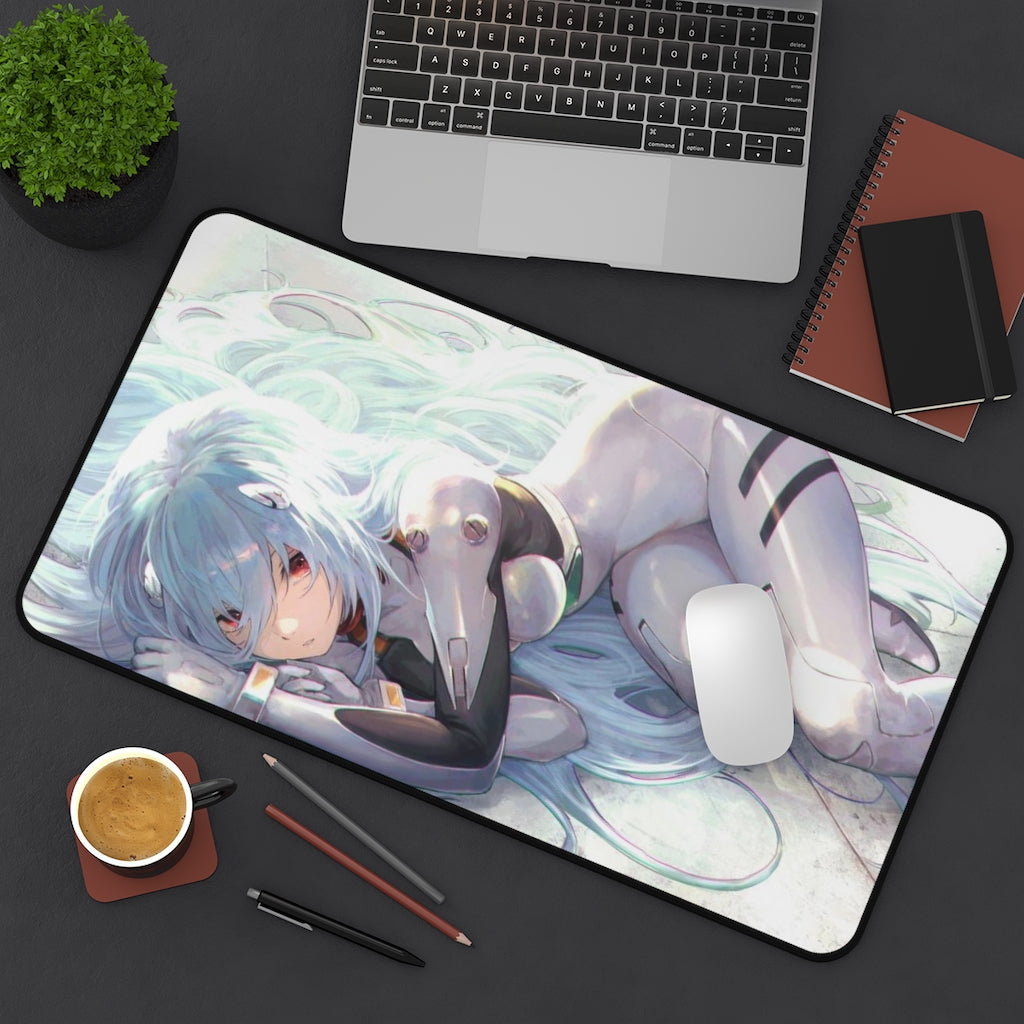 Tapis de souris antidérapant Ayanami Rei Long Hair Evangelion