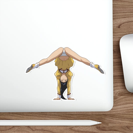 Agent Aika Sexy Gymnastics Pose Waterproof Sticker - Ecchi Vinyl Decal