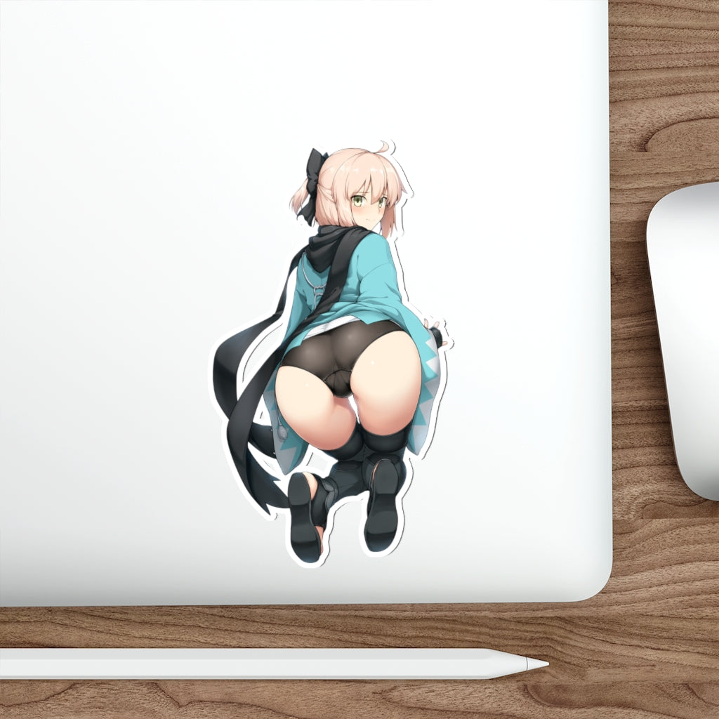 FGO Okita SoujiCute Butt Waterproof Sticker - Ecchi Vinyl Decal