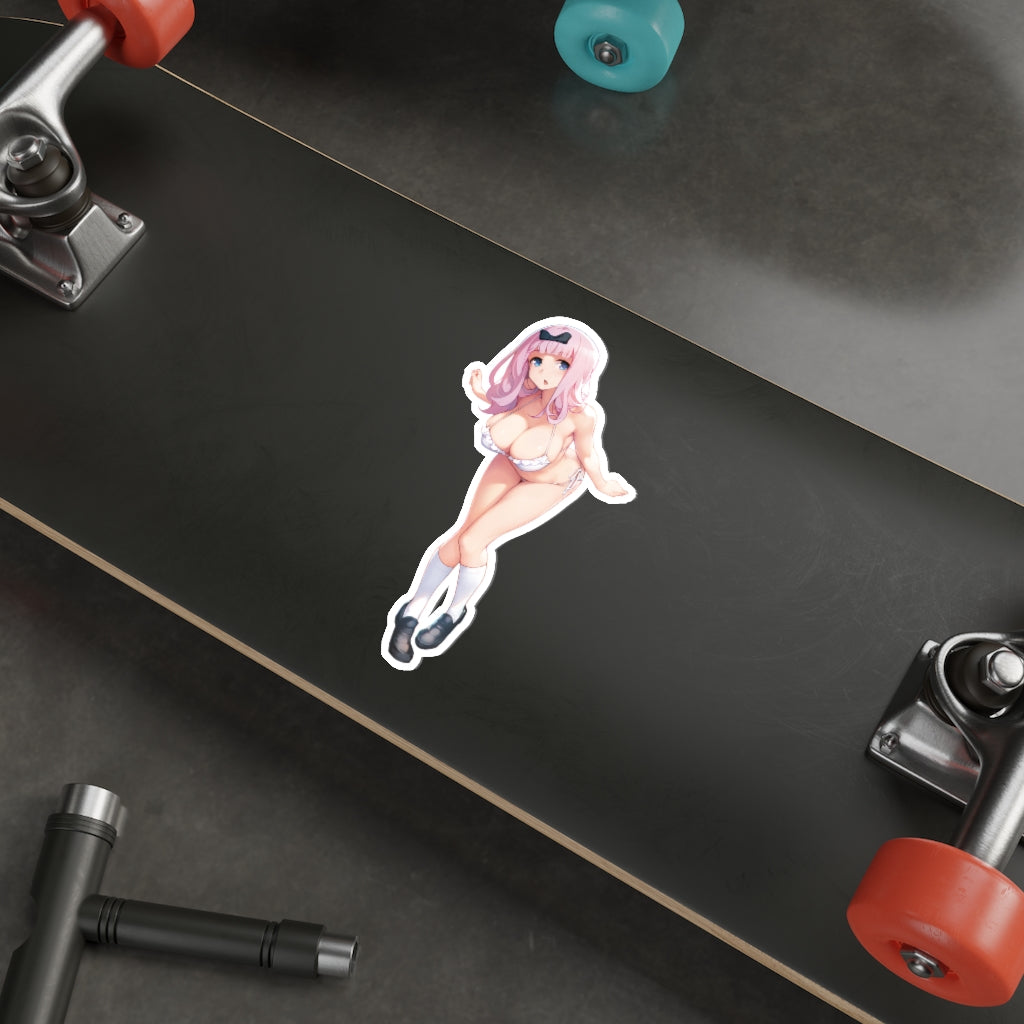 Sexy Boobs Chika Fujiwara Kaguya-sama Love Is War Waterproof Sticker - Ecchi Vinyl Decal