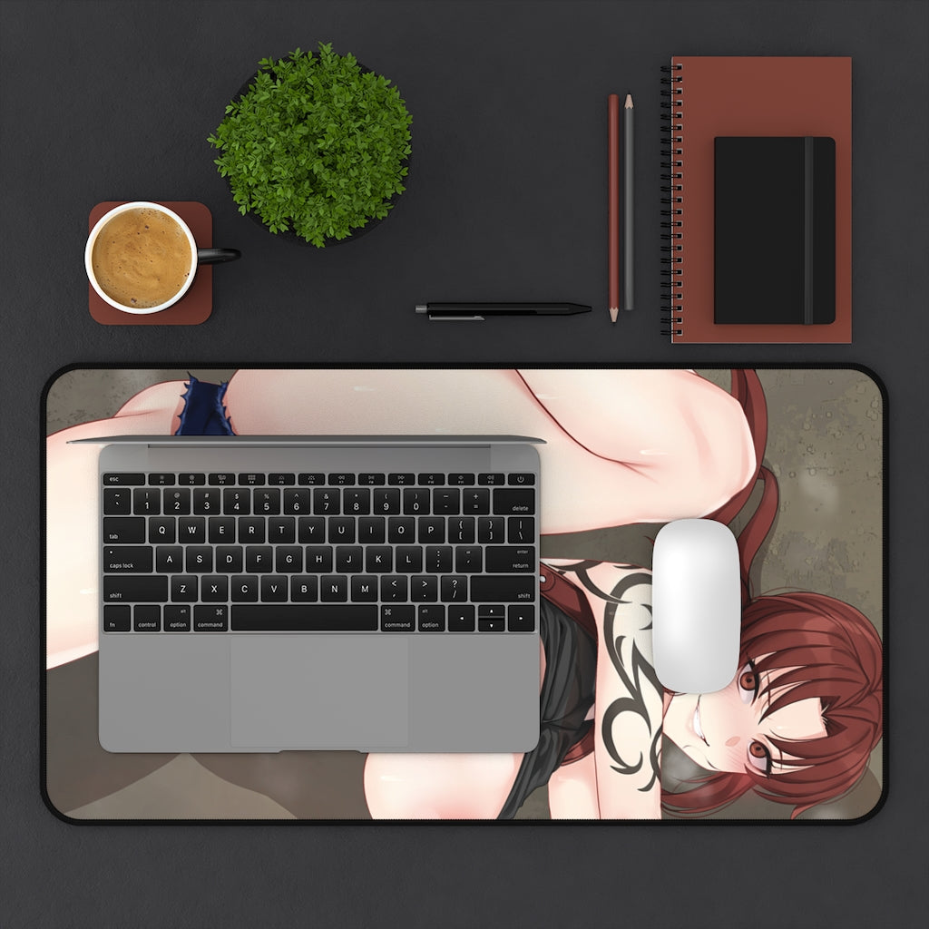 Topless Revy Black Lagoon Mousepad - Gaming Playmat