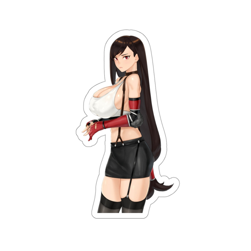 Busty Tifa Lockhart Final Fantasy 7 Remake Waterproof Sticker - Ecchi Vinyl Decal