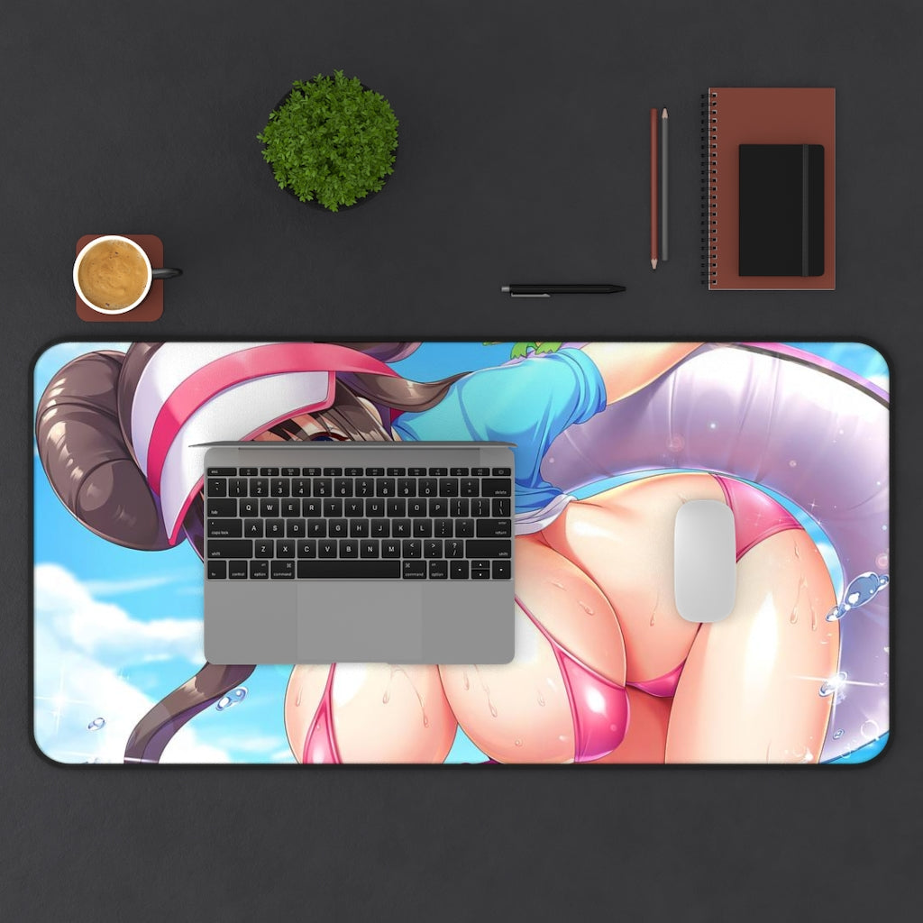 Pokemon Ecchi Mousepad - Big Boobs Rosa - Large Desk Mat - Sexy Pokemon