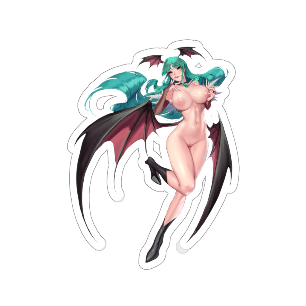 Autocollant imperméable Hentai Morrigan Aensland Darkstalkers Nude - Autocollant en vinyle Ecchi