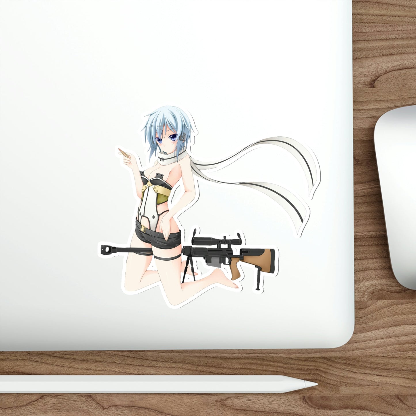 Gun Gale Online Sexy Sinon Waterproof Sticker - Weatherproof Vinyl Car Decal