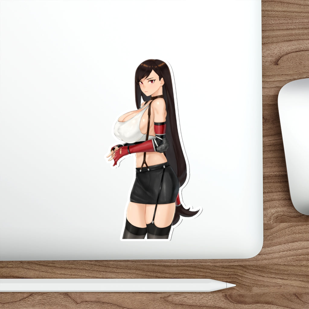 Busty Tifa Lockhart Final Fantasy 7 Remake Waterproof Sticker - Ecchi Vinyl Decal