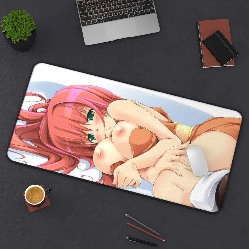 Lenna Charlotte Tycoon Sexy Boobs Final Fantasy 5 Desk Mat - Non Slip Mousepad