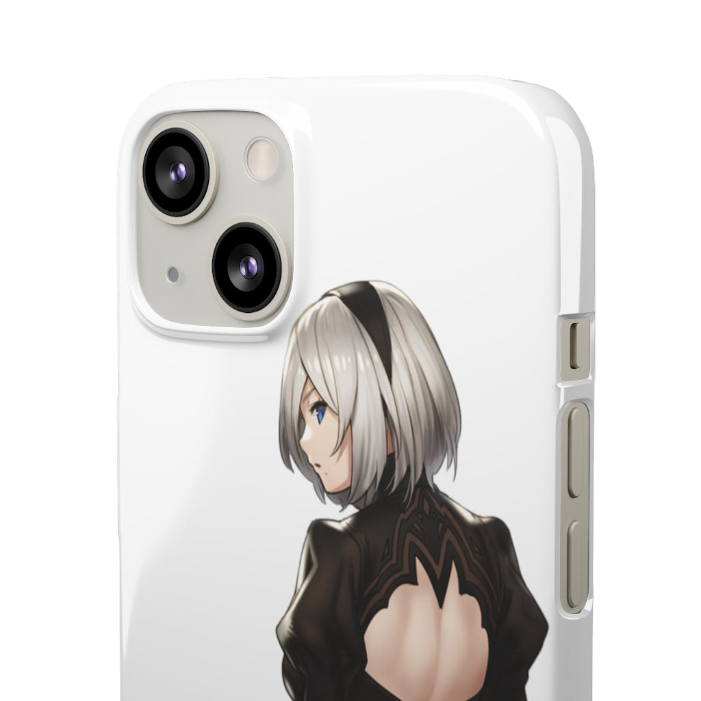 2B Anime Phone Case - Nier Automata Kawaii Aesthetic Snap Case