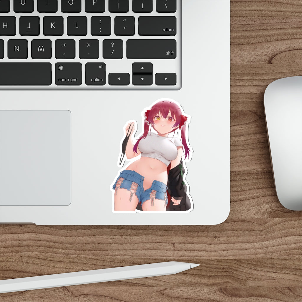 Hololive Busty Houshou Marine Waterproof Sticker - Ecchi Vinyl Decal