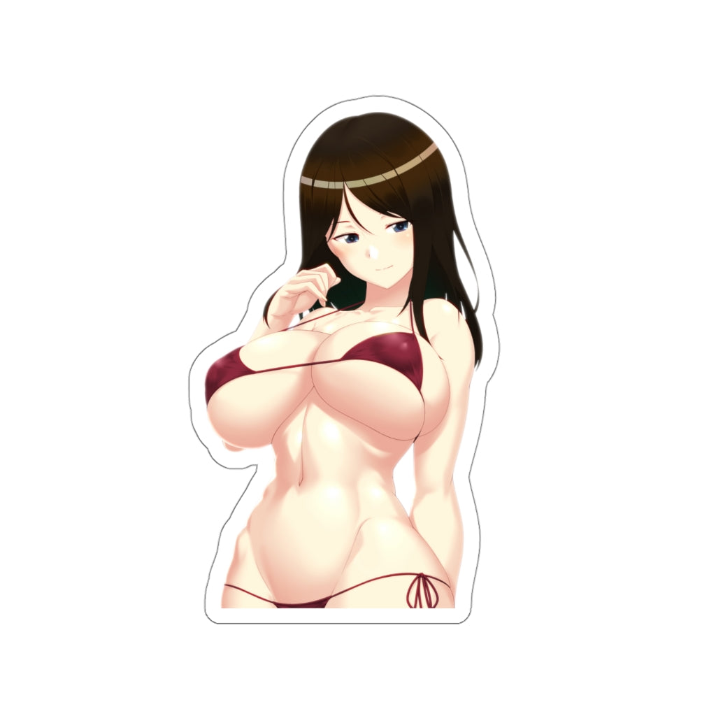 Big Bikini Boobs Nonna Girls und Panzer Waterproof Sticker - Ecchi Vinyl Decal