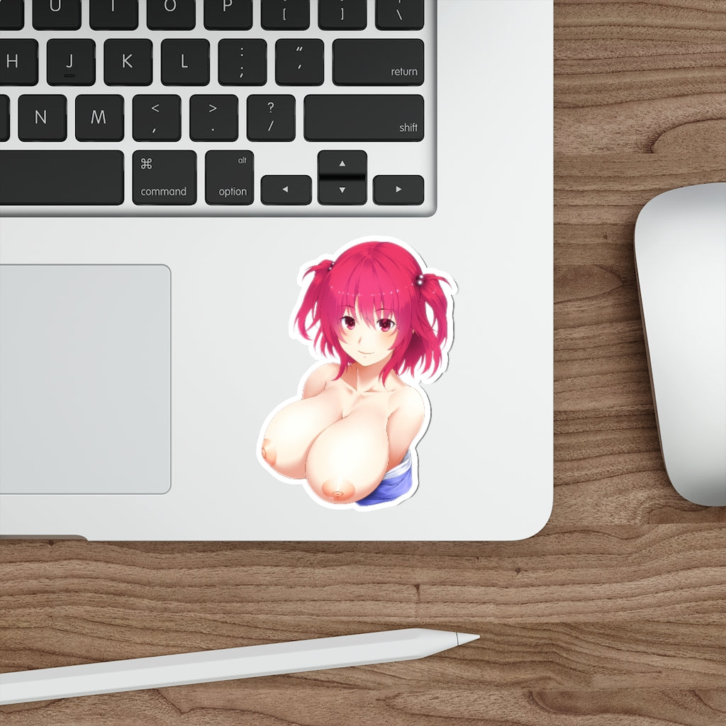 Touhou Koma Onozuka Topless Tits Waterproof Sticker - Ecchi Vinyl Decal