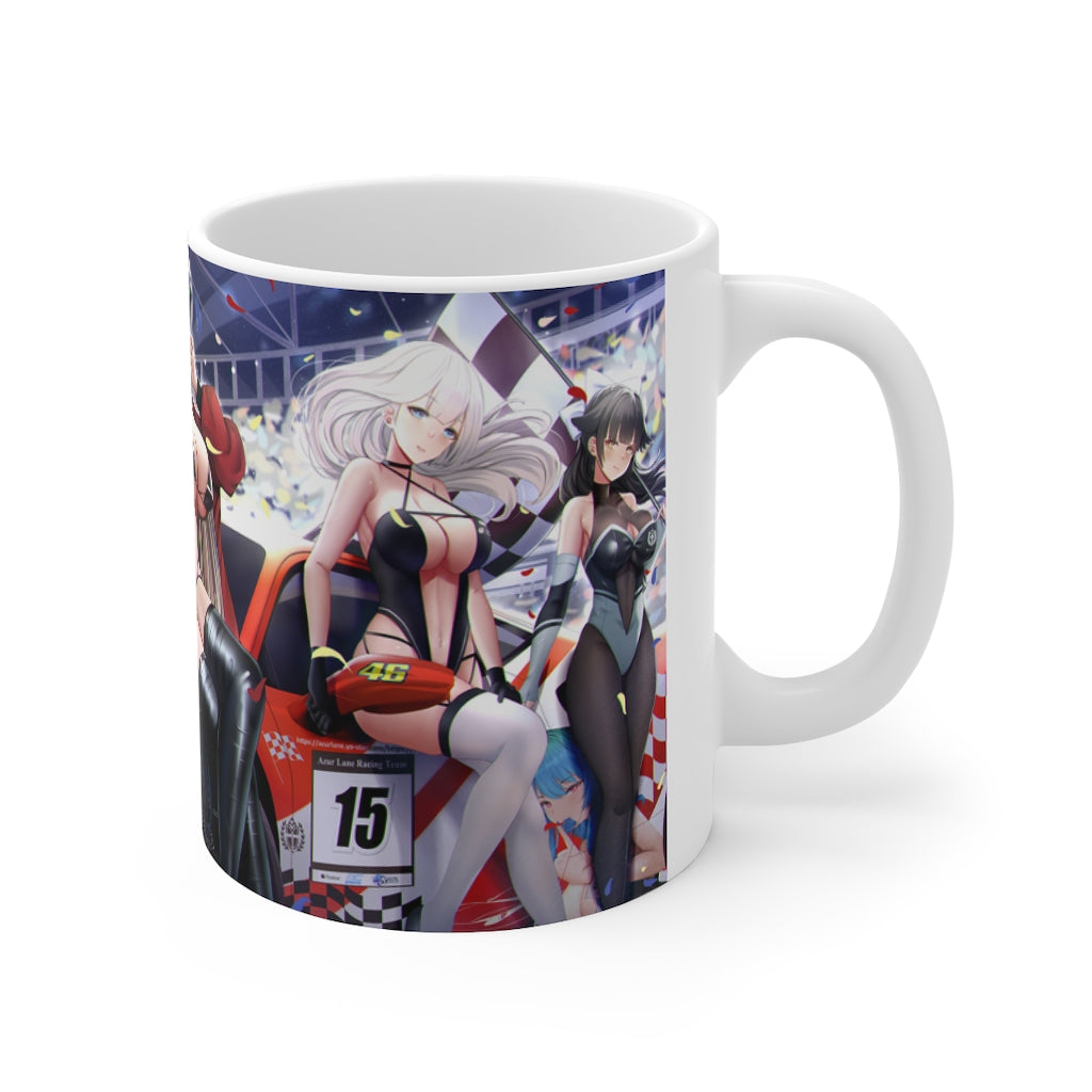 Azur Lane Sexy Racing Grid Girls Mug 11oz