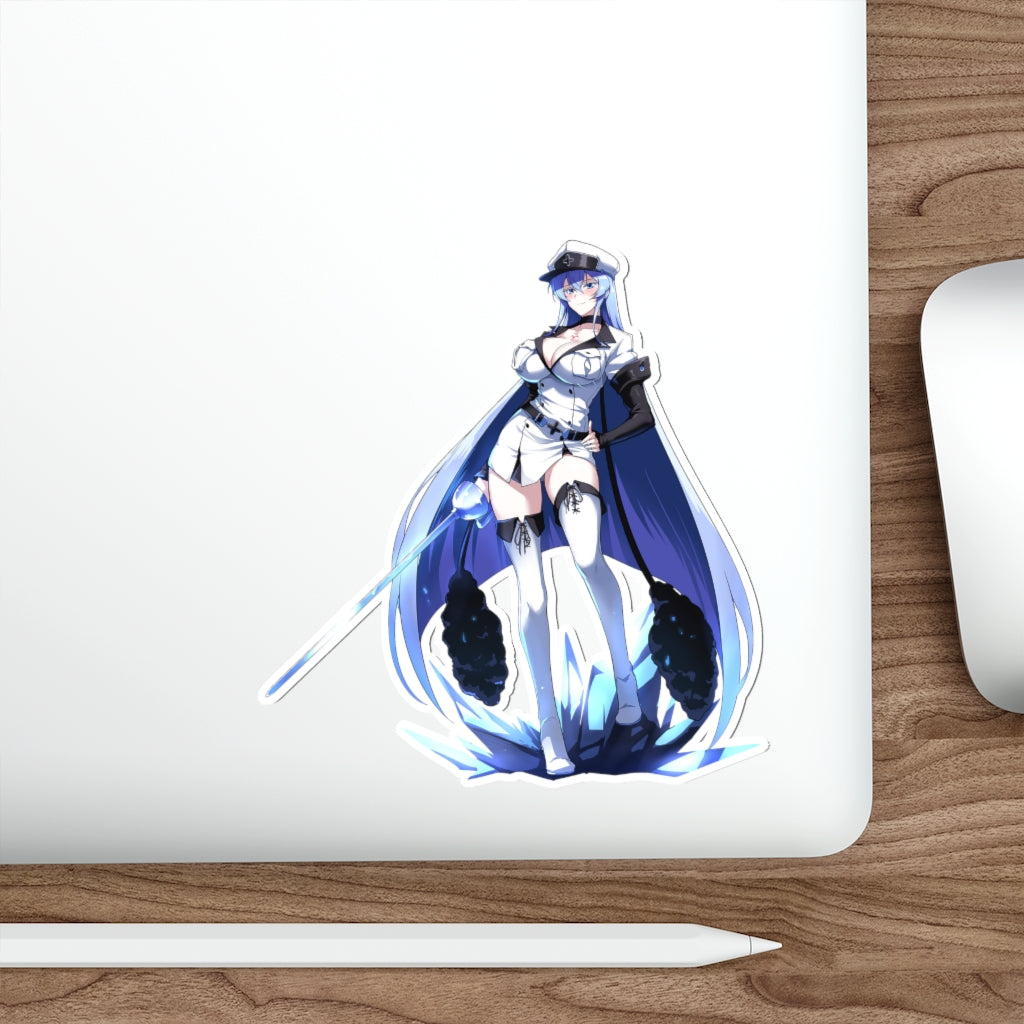 Akame Ga Kill General Esdeath Waterproof Sticker - Ecchi Vinyl Decal