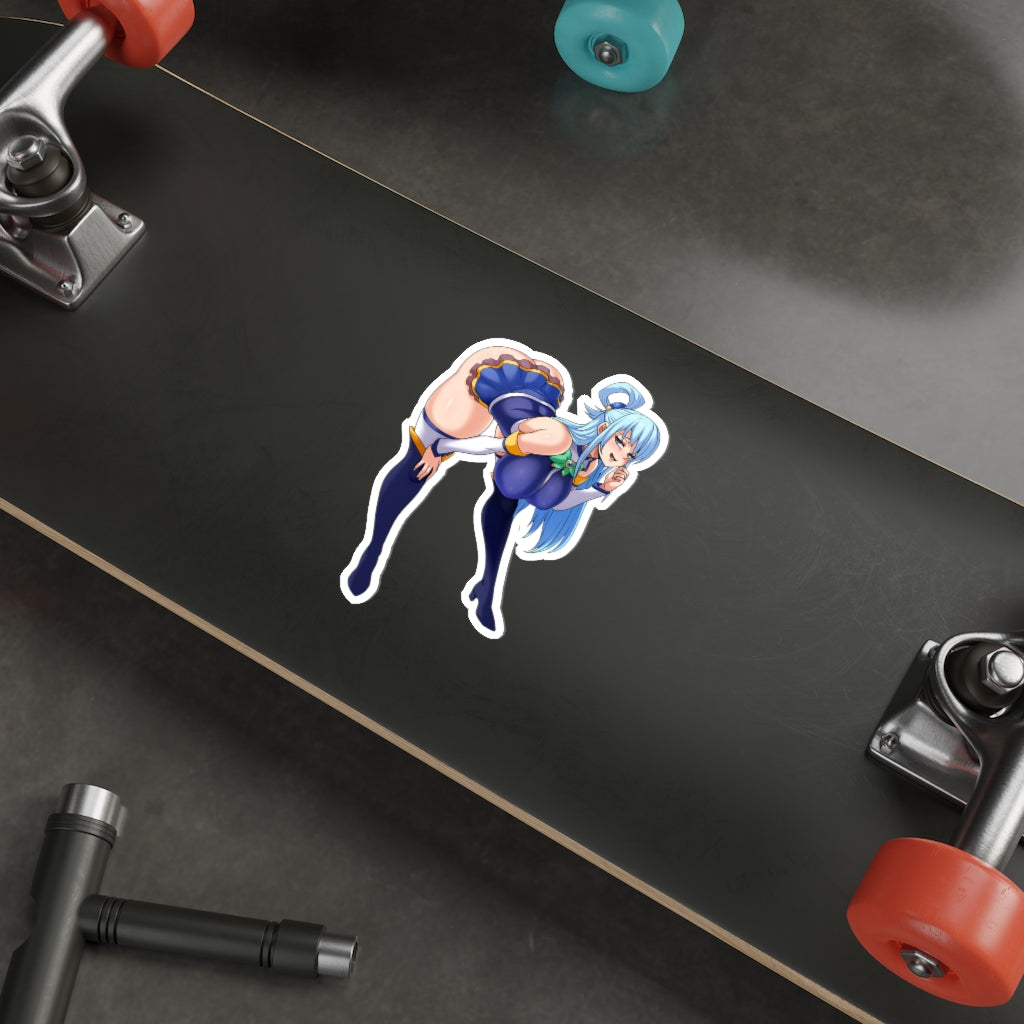 Konosuba Aqua Sexy Waifu Waterproof Sticker - Ecchi Vinyl Decal