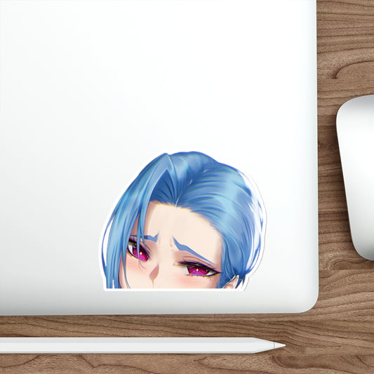 Jinx Peeker - Anime Peeker Waterproof Sticker - Ecchi Vinyl Decal