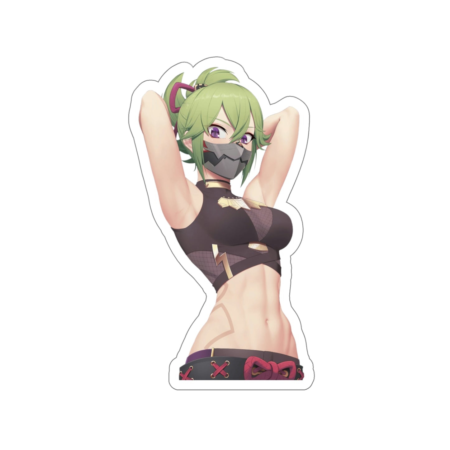 Sexy Kuki Shinobu Genshin Impact Waterproof Sticker - Weatherproof Vinyl Car Decal