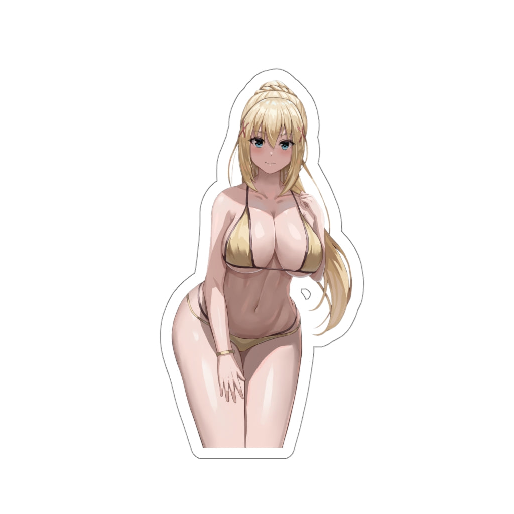 Bikini Thick Darkness KonoSuba Waterproof Sticker - Ecchi Vinyl Decal