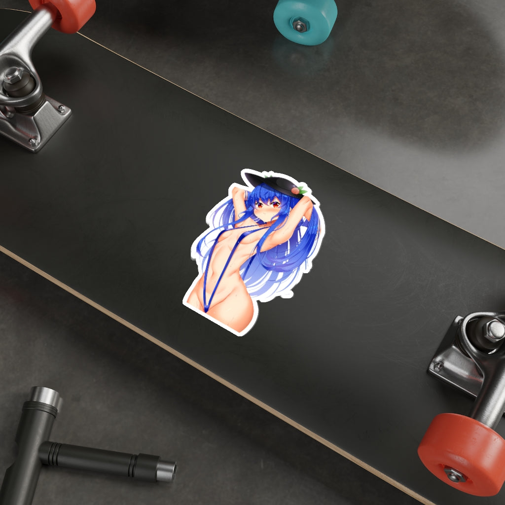 Sexy Bikini Hinanawi Tenshi Touhou Waterproof Sticker - Ecchi Vinyl Decal