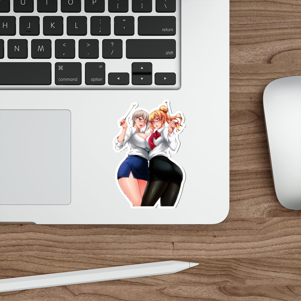 Food Wars Sexy Teachers Nakiri Cousins Waterproof Sticker - Ecchi Vinyl Decal