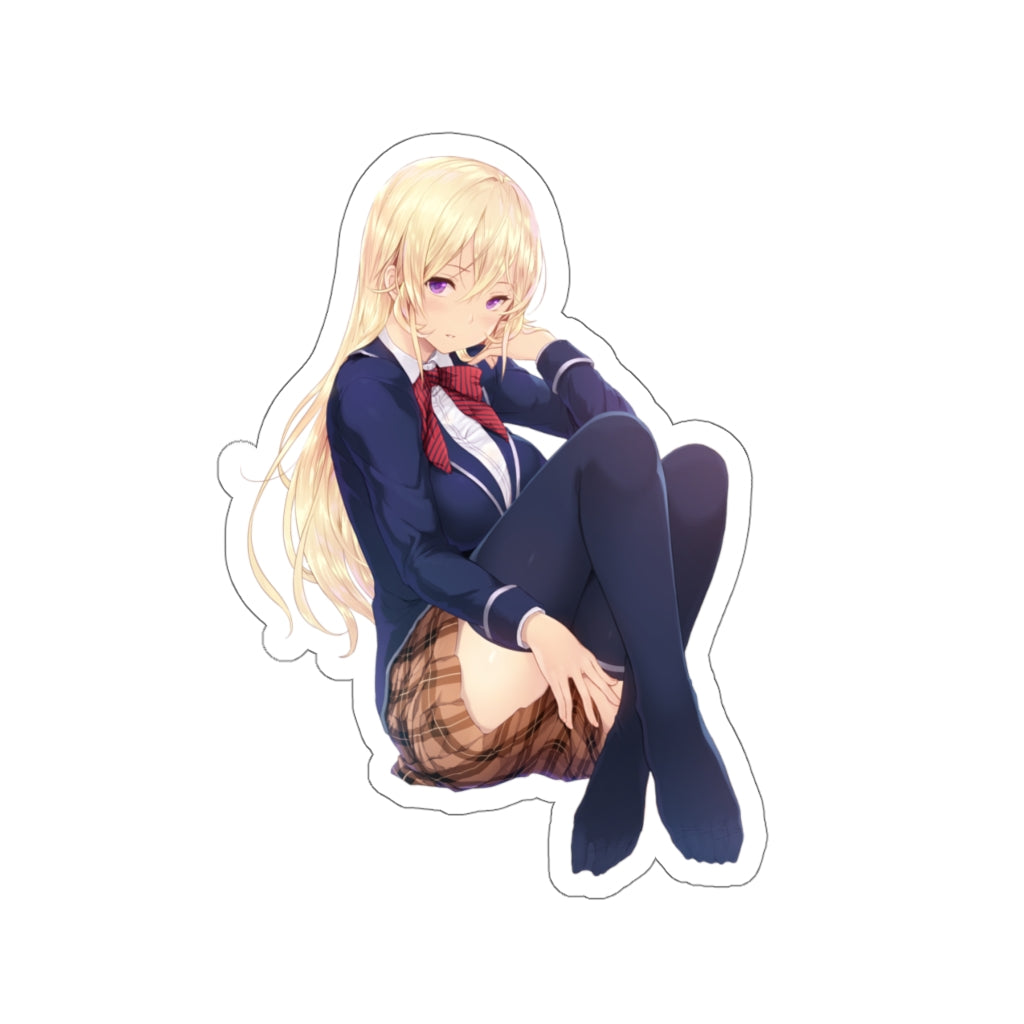 Food Wars Erina Nakiri Uniform Waterproof Sticker - Ecchi Vinyl Decal