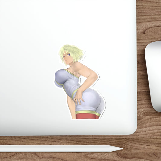 Autocollant imperméable à l'eau Final Fantasy Tactics Thick Monk - Décalcomanie en vinyle Ecchi