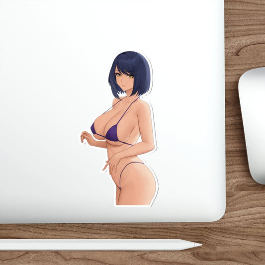 Sexy Bikini Kujou Sara Genshin Impact Waterproof Sticker - Ecchi Vinyl Decal