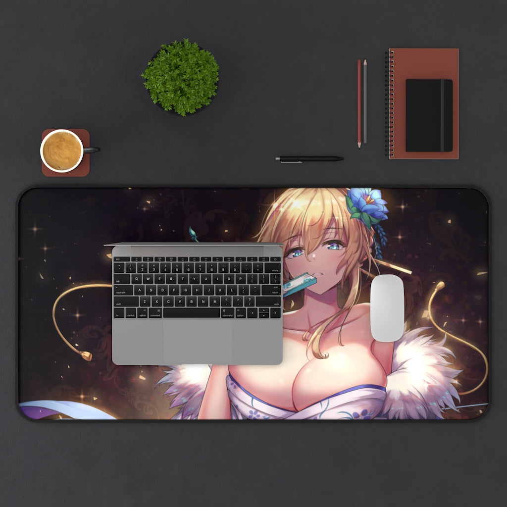 Big Boobs Artoria Pendragon Fate Grand Order Gaming Desk Mat - Anime Mousepad - Sexy Girl Playmat