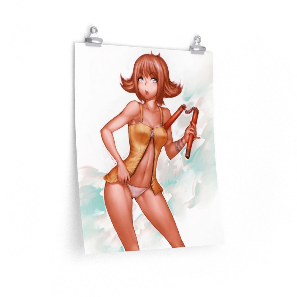 Selphie Tilmitt Final Fantasy 8 Poster - Lewd Premium Matte Vertical Poster - Adult Wall Art