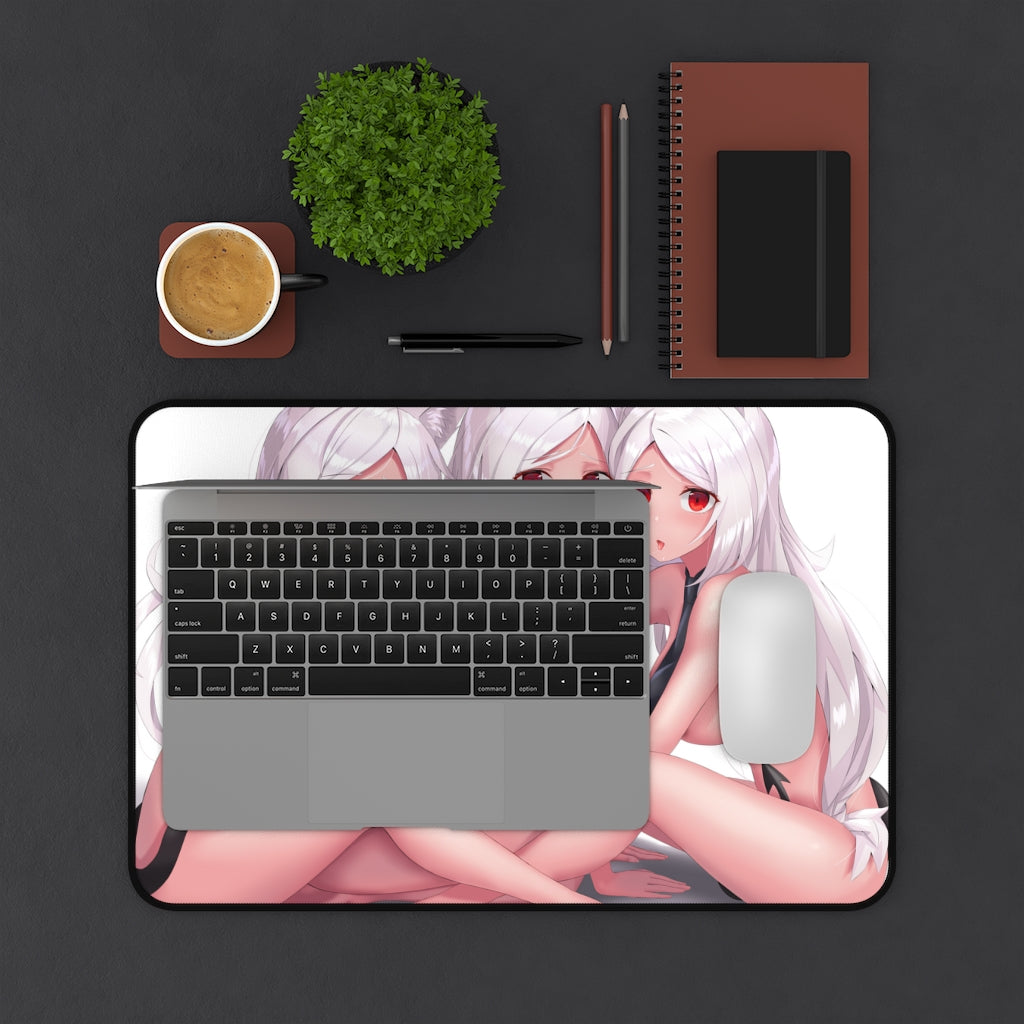 Helltaker Sexy Mousepad - Nude Cerberus Desk Mat - Ecchi Playmat