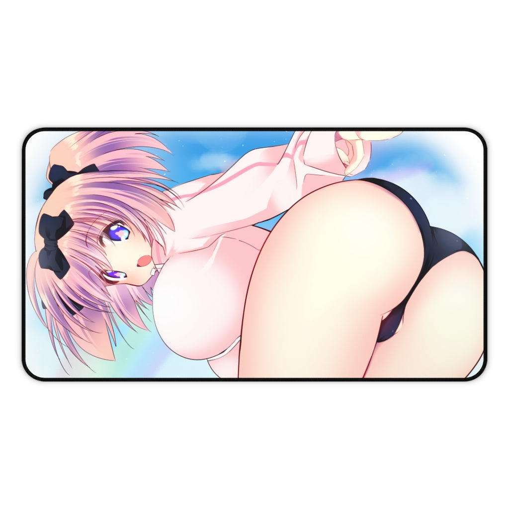 Big Butt Hibari Senran Kagura Desk Mat - Non Slip Mousepad