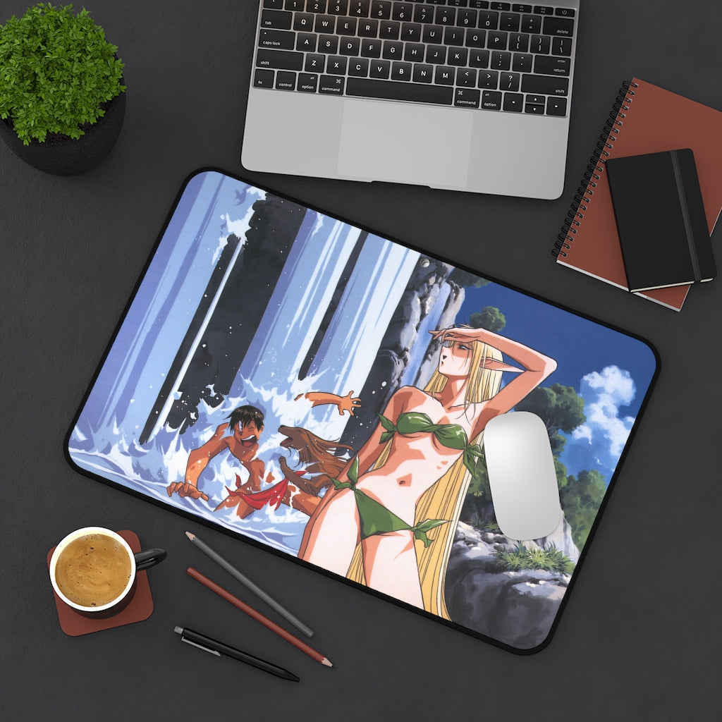 Record Of Lodoss War Ecchi Mousepad - Deedlit Bikini Desk Mat - Sexy Playmat