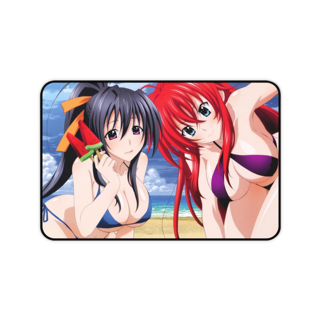 High School Dxd Sexy Mousepad - Big Bikini Boobs Rias Gremory And Akeno Himejima Ecchi Desk Mat - Highschool Dxd Playmat