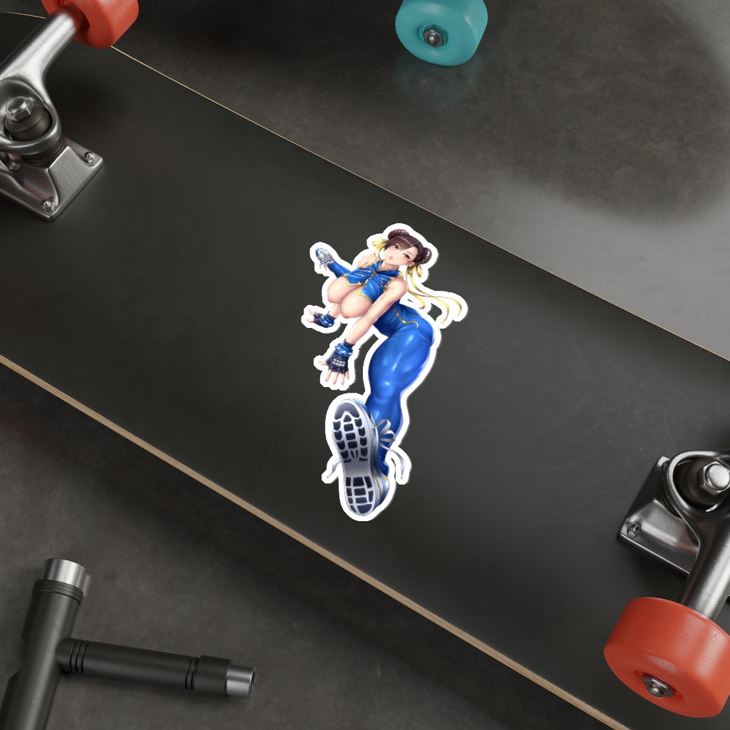 Chun Li Split Ecchi Waterproof Sticker - Vinyl Car Decal