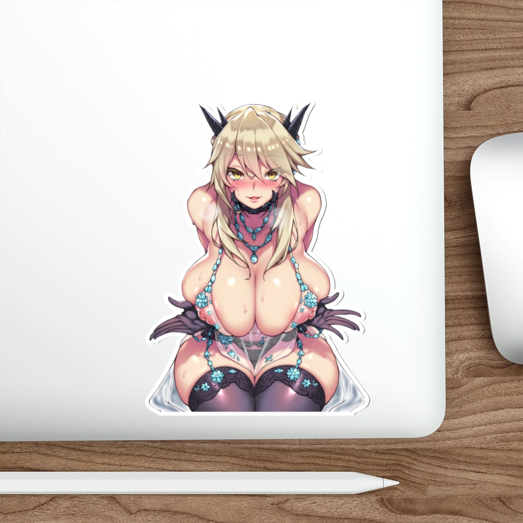 Artoria Pendragon Fate Grand Order Sexy Tits Waterproof Sticker - Ecchi Vinyl Decal