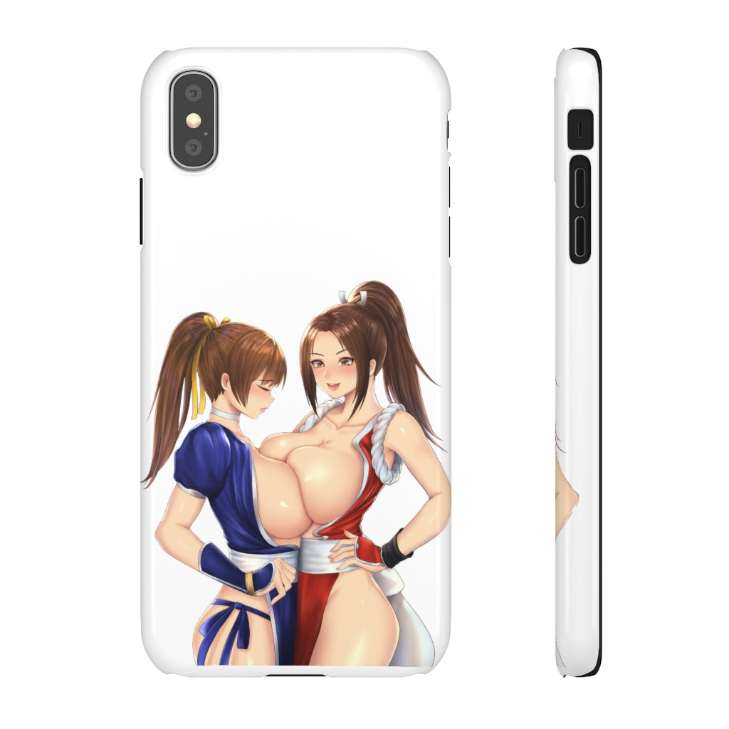 Oppai Anime Phone Case - Kawaii Aesthetic Snap Case - iPhone 13