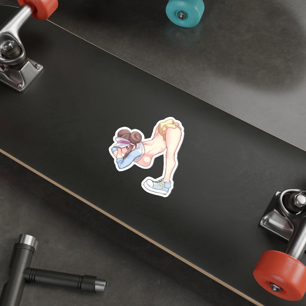 Rosa Pokemon Trainer Jack-o Waterproof Sticker - Ecchi Vinyl Decal