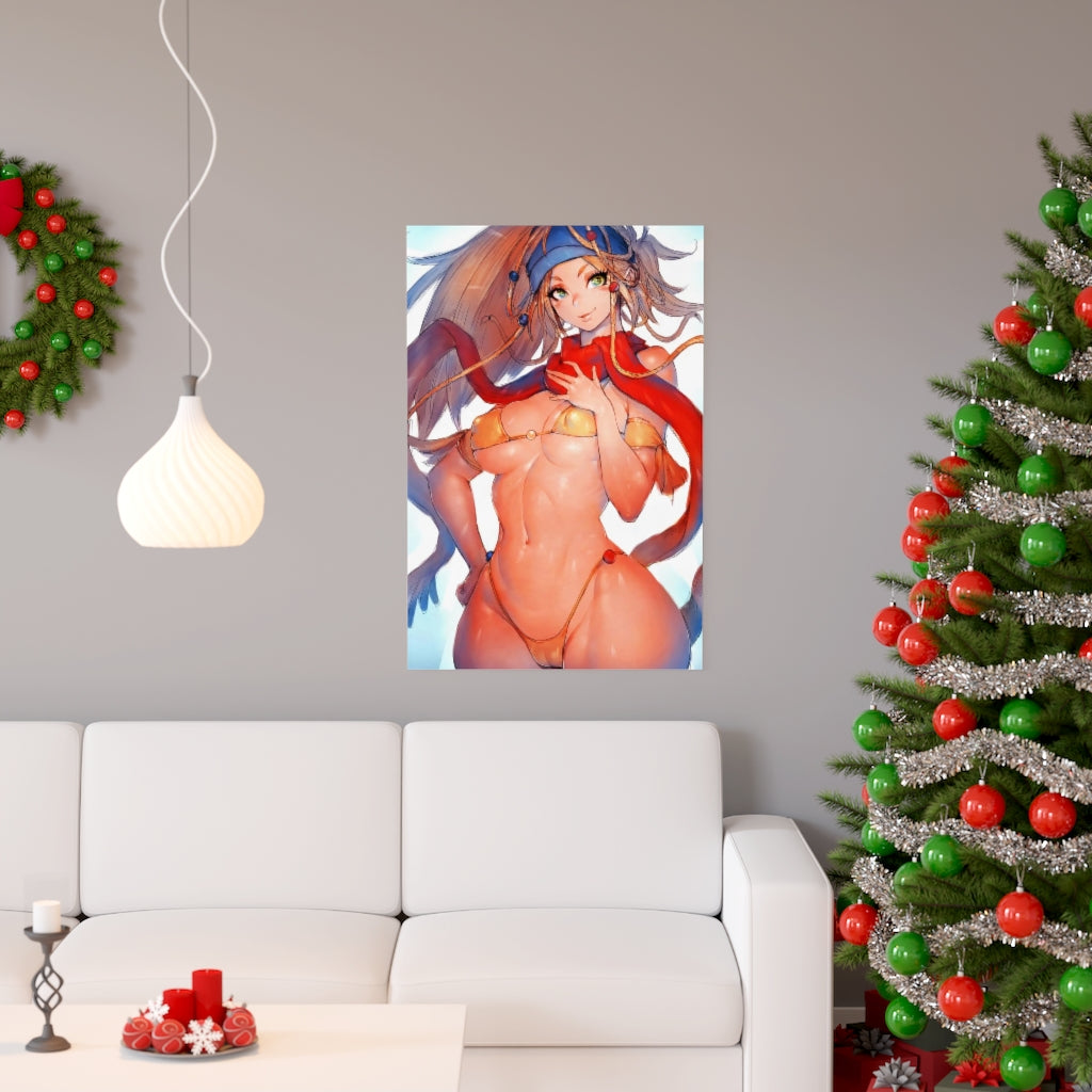 Rikku Final Fantasy X Poster - Lewd Premium Matte Vertical Poster - Adult Wall Art