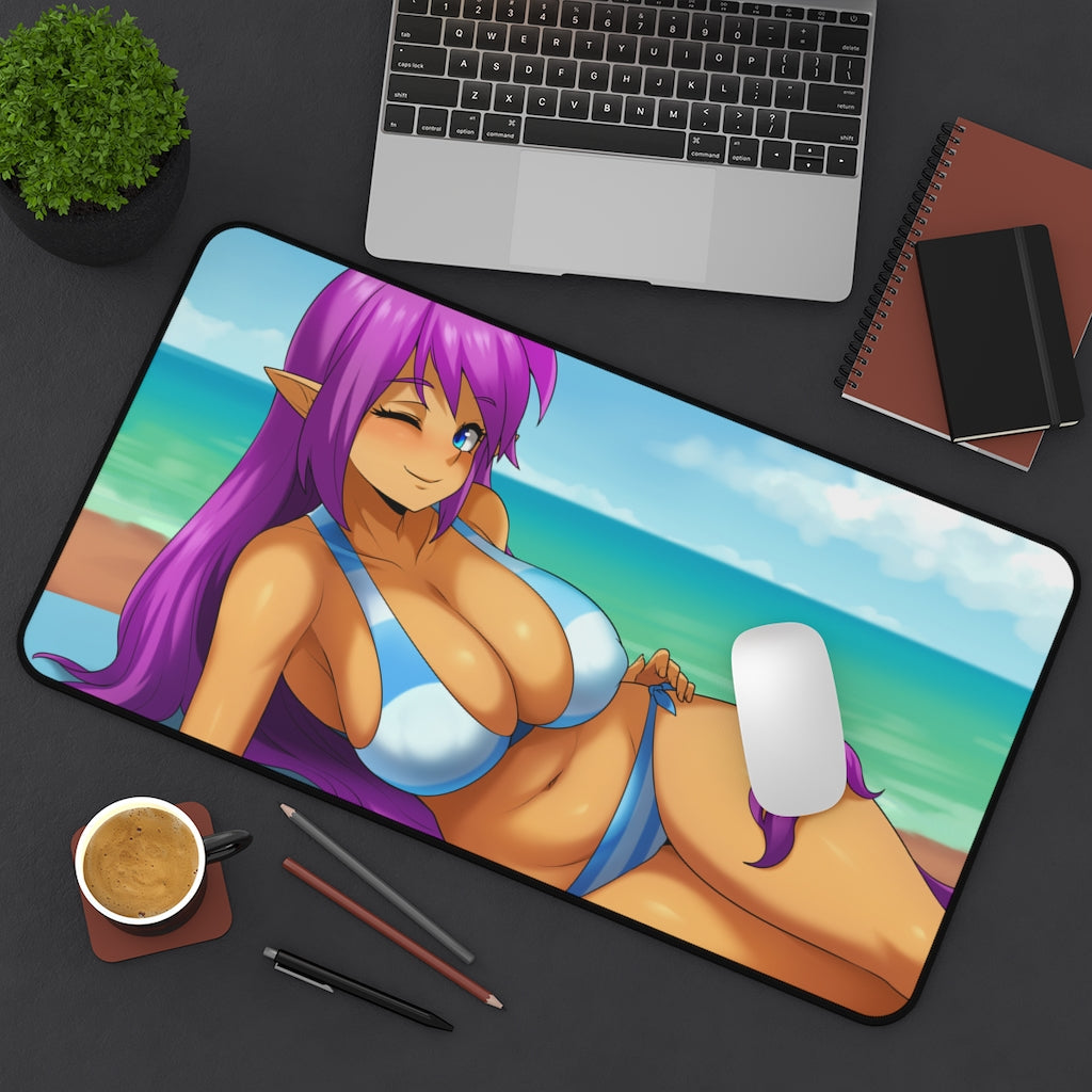 Shantae Sexy Mousepad - Big Tits Bikini XXL Gaming Desk Mat - Ecchi Desk Pad