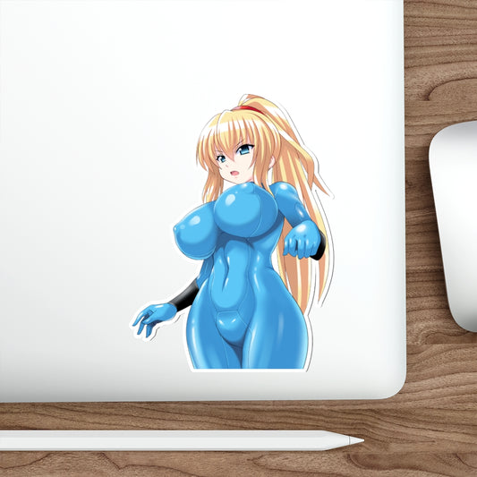 Thick Bodysuit Samus Waterproof Sticker - Ecchi Vinyl Decal