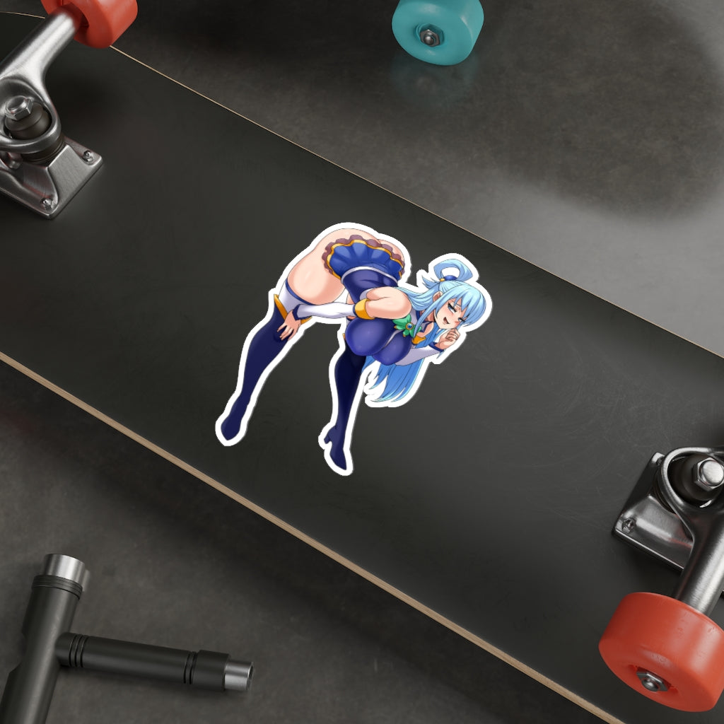 Konosuba Aqua Sexy Waifu Waterproof Sticker - Ecchi Vinyl Decal