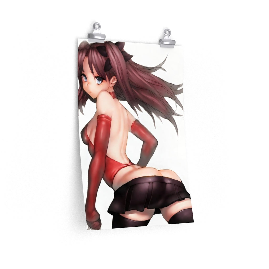 Tohsaka Rin Fate Grand Order Poster - Lewd Premium Matte Vertical Poster - Adult Wall Art