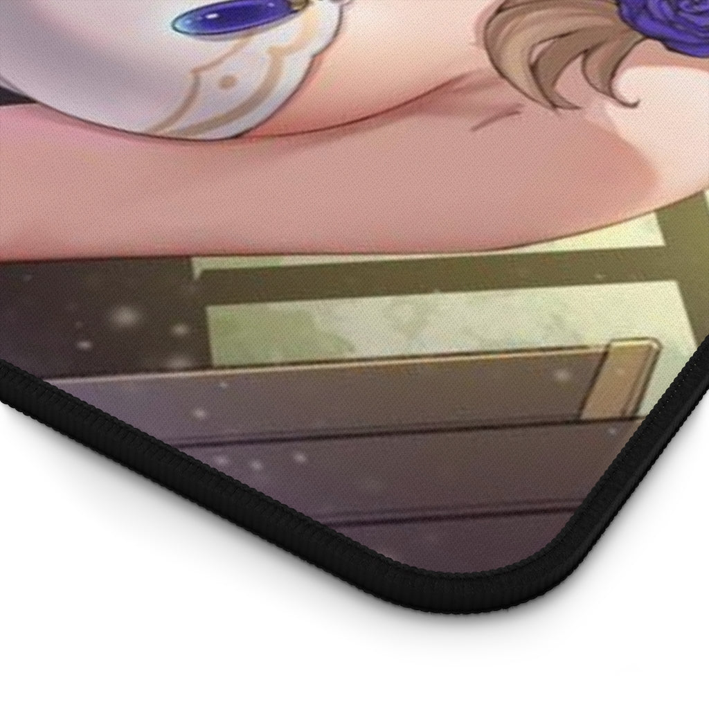 Sexy Lingerie Lisa Genshin Impact Desk Mat - Non Slip Mousepad