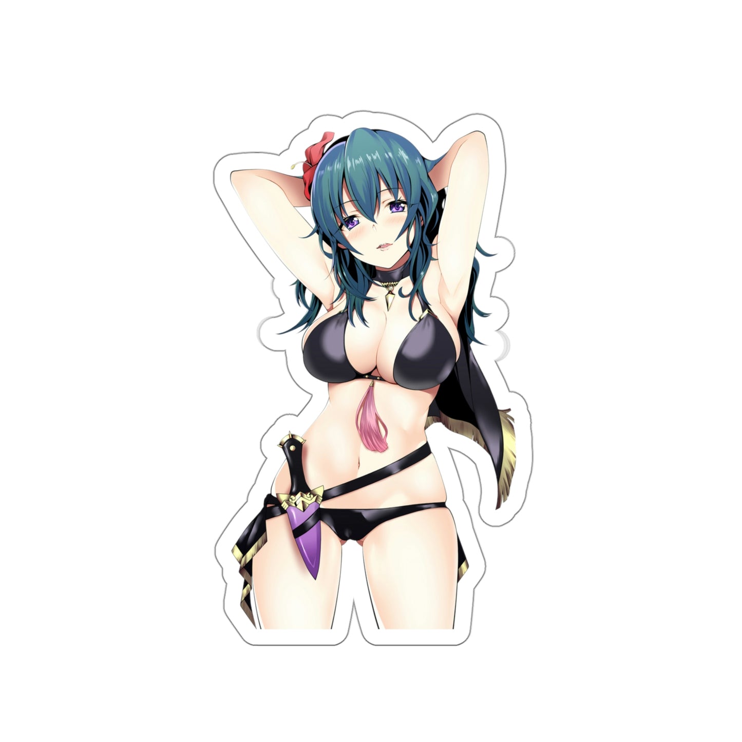 Fire Emblem Three Houses Bikini Byleth Waterproof Sticker - Ecchi Vinyl Decal