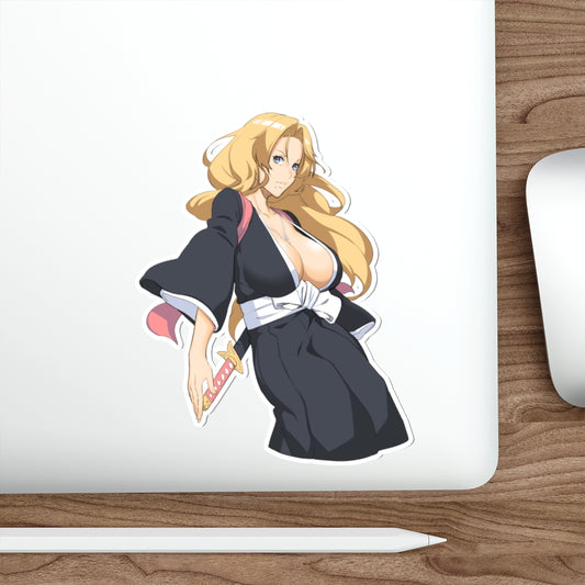 Bleach Anime Sexy Matsumoto Rangiku Waterproof Sticker - Ecchi Vinyl Decal