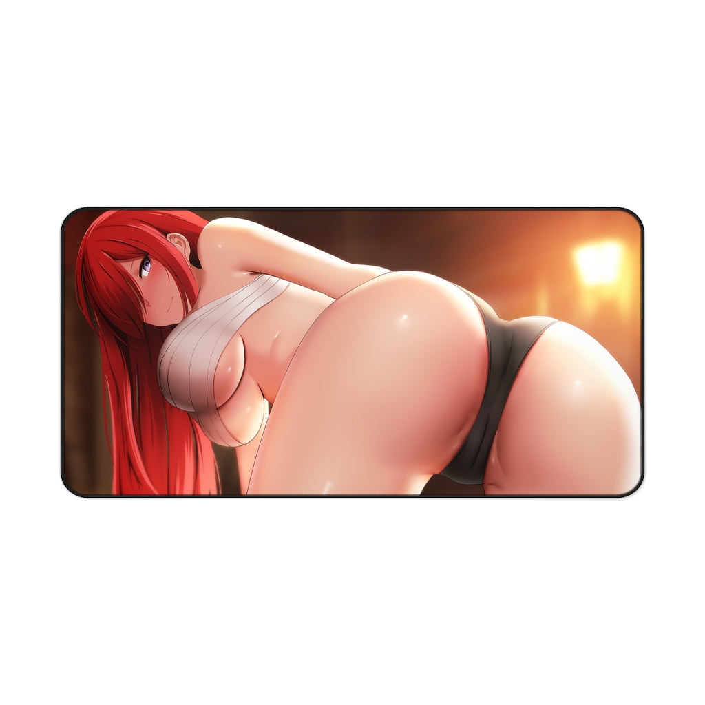 Fairy Tail Ecchi Mousepad - Big Butt Erza Scarlet - Large Desk Mat - MTG Playmat