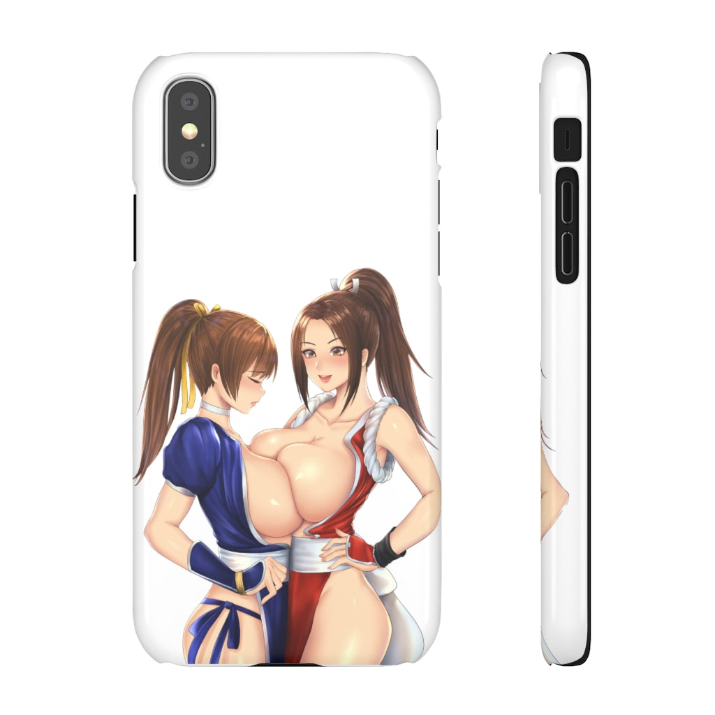 Oppai Anime Phone Case - Kawaii Aesthetic Snap Case - iPhone 13