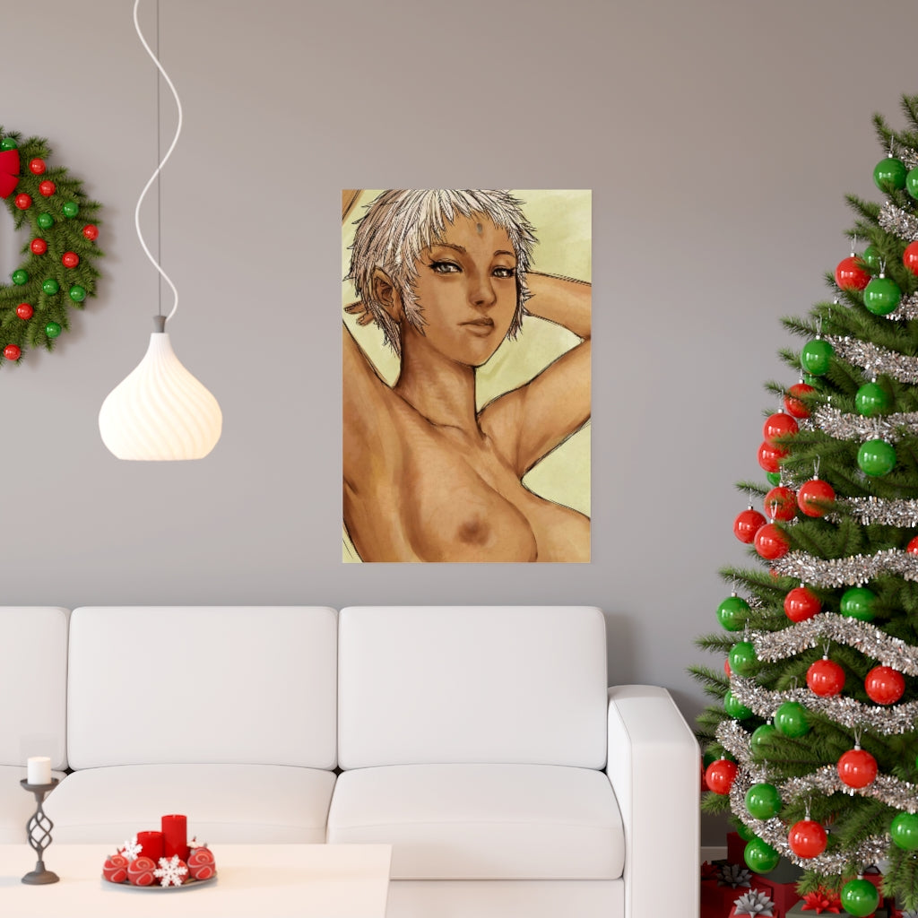 Urien Street Fighter Poster - Lewd Premium Matte Vertical Poster - Adult Wall Art