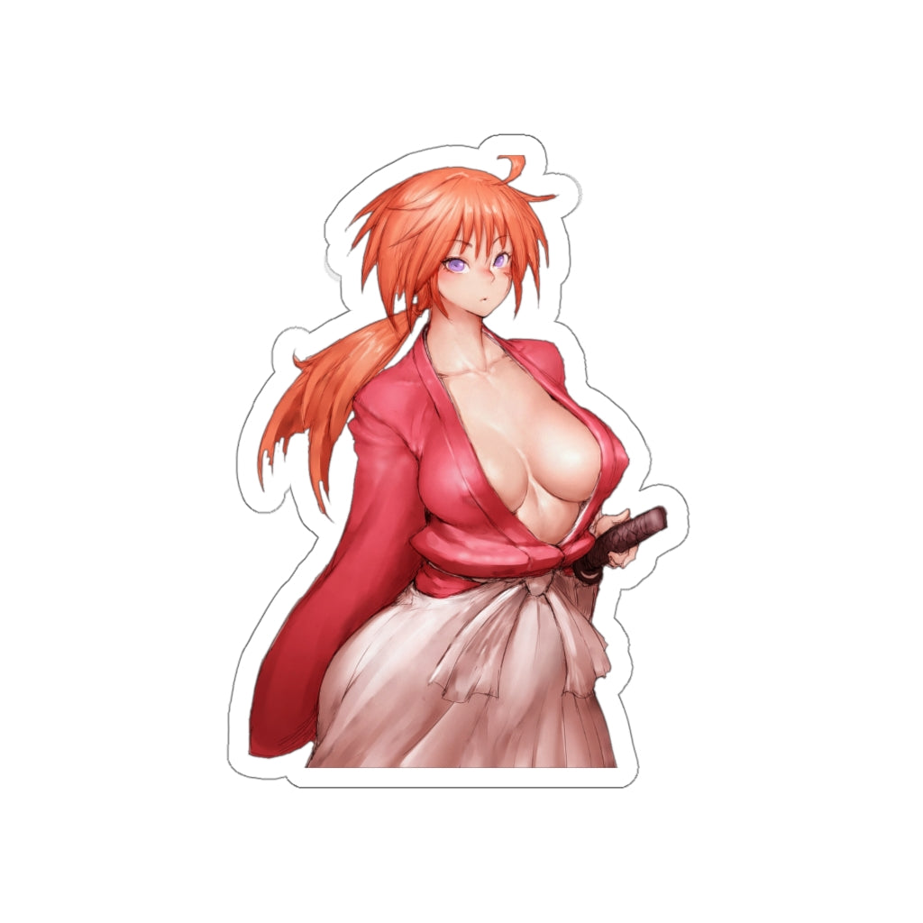 Sexy Female Kenshin Himura Waterproof Sticker - Ecchi Vinyl Decal