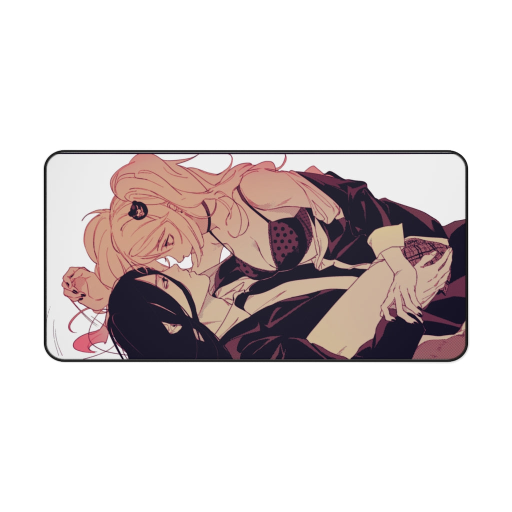 Danganronpa Sexy Mousepad - Junko Enoshima And Izuru Kamukura Desk Mat - Ecchi Gaming Playmat